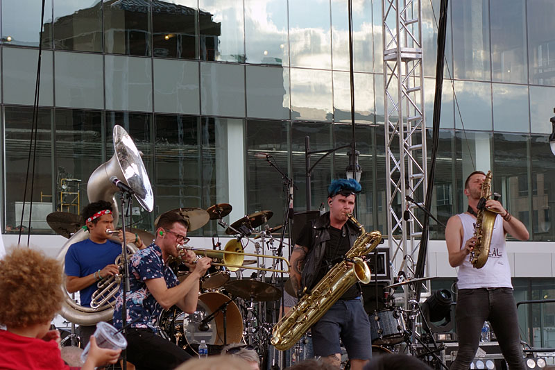 Lucky Chops performing at the 2016 Rochester International Jazz Festival