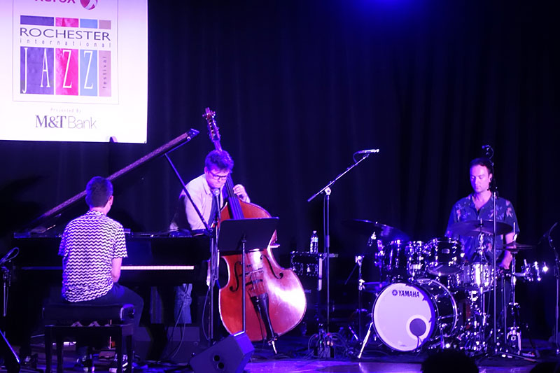Elliot Galvin Trio performing at the 2017 Rochester International Jazz Festival