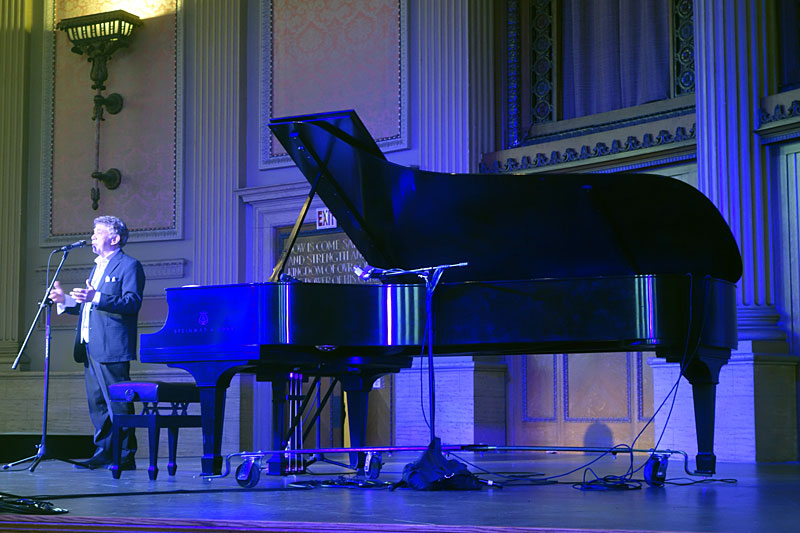 Monty Alexander performing at the 2017 Rochester International Jazz Festival