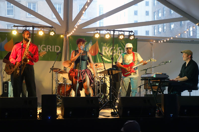 Vanishing Sun Band performing at the 2017 Rochester International Jazz Festival