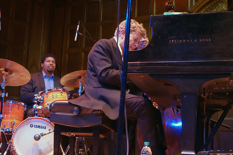 Monty Alexander performing at the 2017 Rochester International Jazz Festival