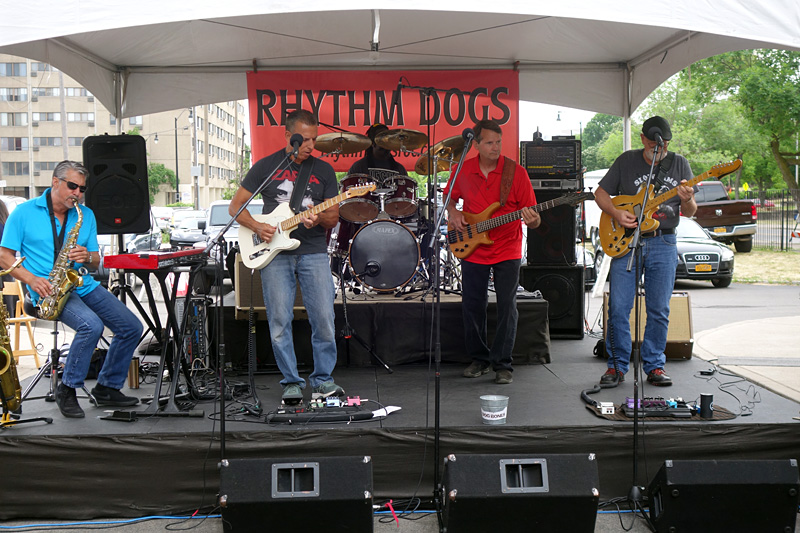 Rhythm Dogs performing at the 2018 Rochester International Jazz Festival