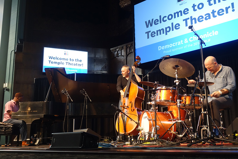 Bad Plus performing at the 2018 Rochester International Jazz Festival