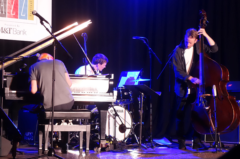Django Bates Beloved Trio performing at the 2018 Rochester International Jazz Festival