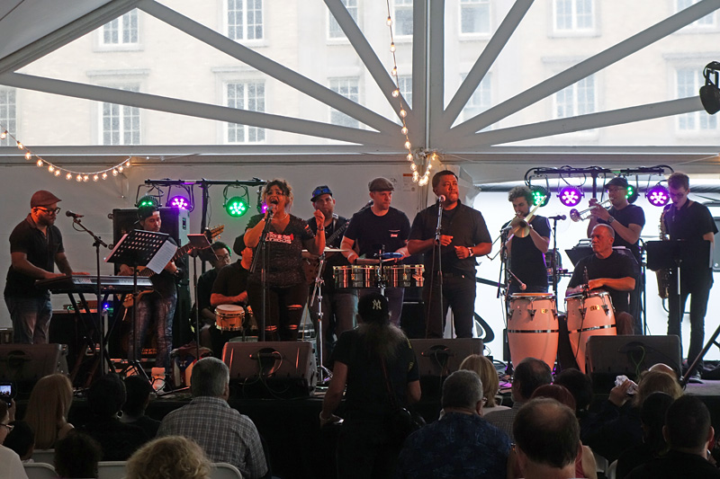 Sonidos Unidos performing at the 2018 Rochester International Jazz Festival