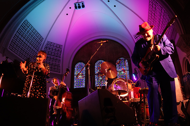 Solveig Slettahjell performing at the 2018 Rochester International Jazz Festival