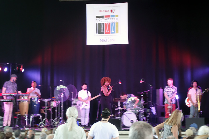 The Suffers performing at the 2018 Rochester International Jazz Festival