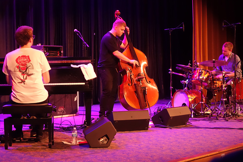 GoGo Penguin performing at the 2018 Rochester International Jazz Festival