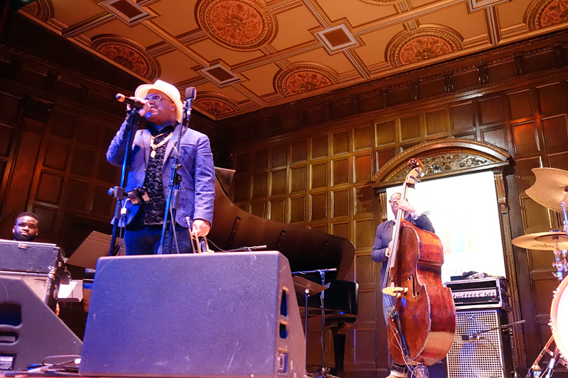 Nicholas Payton performing at the 2018 Rochester International Jazz Festival