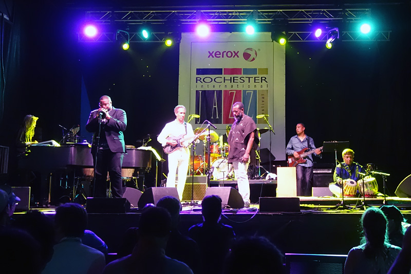 Richard Patterson performing at the 2018 Rochester International Jazz Festival