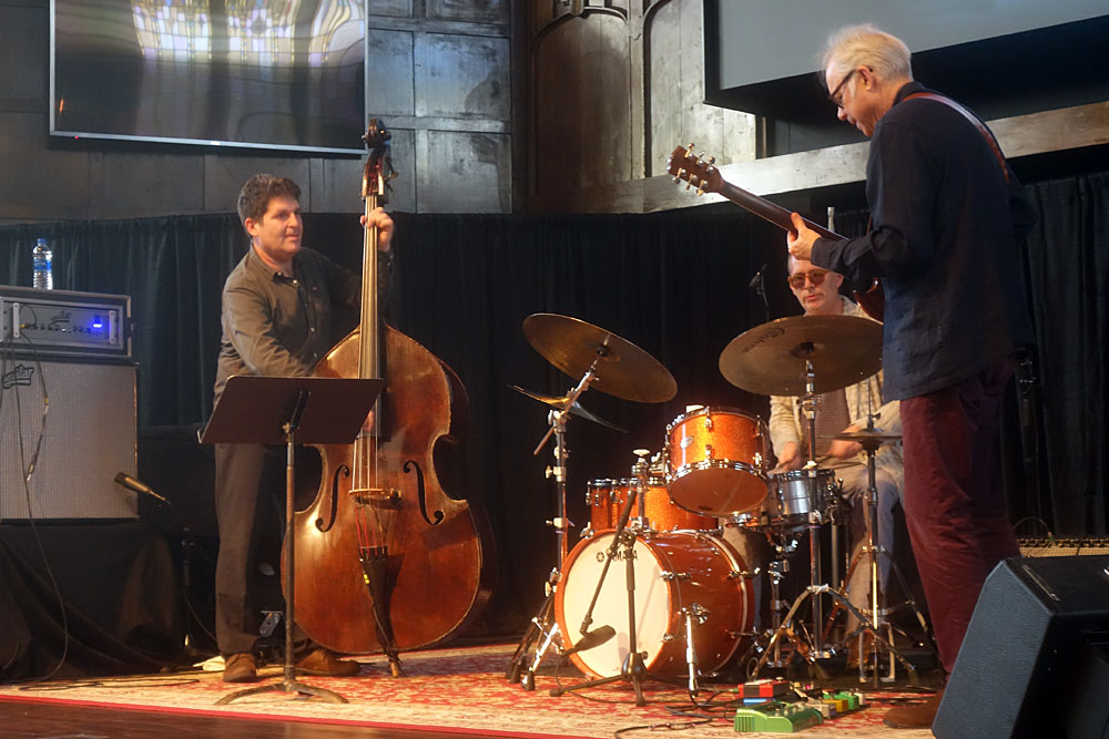Bill Frisell Trio performing at the 2019 Rochester International Jazz Festival