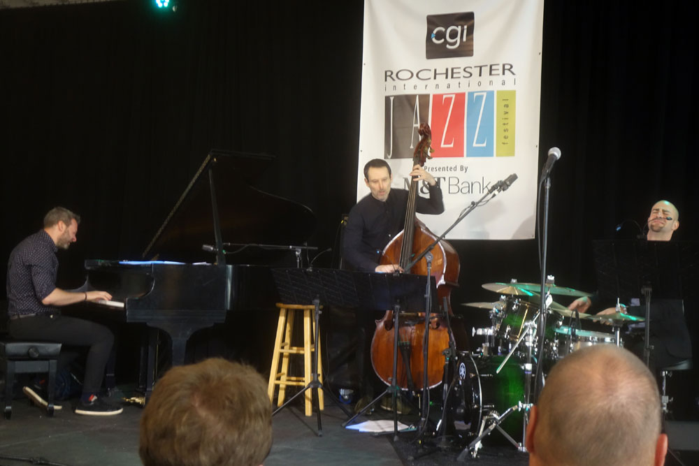 Jared Schonig & Friends performing at the 2019 Rochester International Jazz Festival