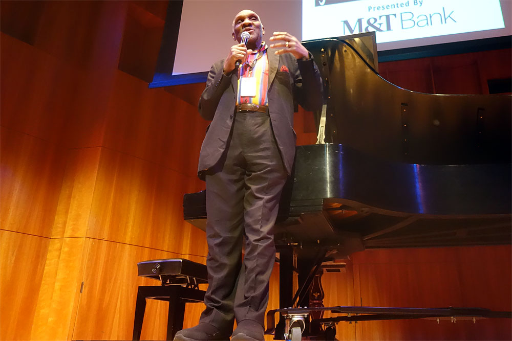 Harold Mabern performing at the 2019 Rochester International Jazz Festival