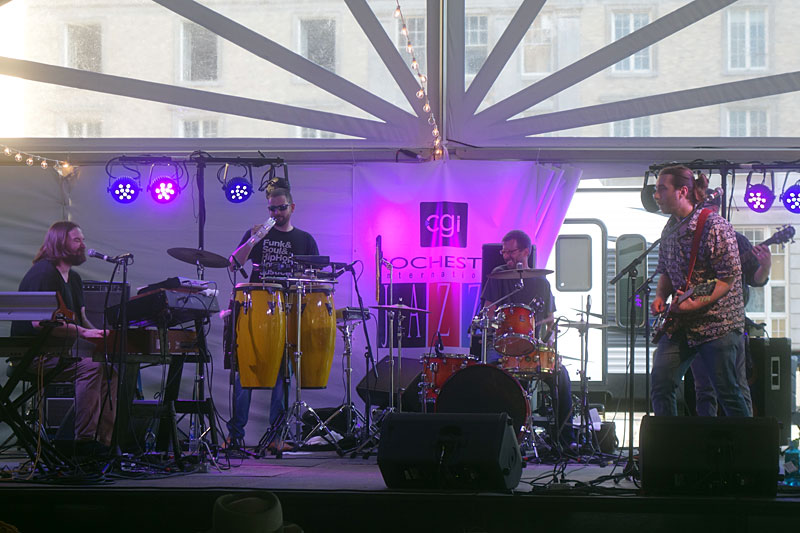 Funknut performing at the 2019 Rochester International Jazz Festival