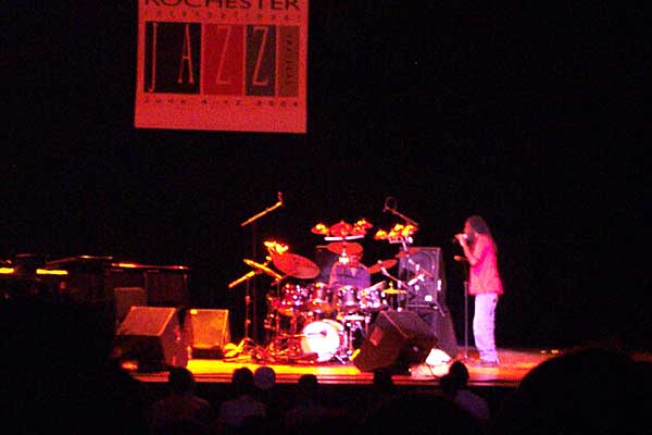 Bobbi McFerrin and Jack DeJohnette performing at the 2004 Rochester International Jazz Festival