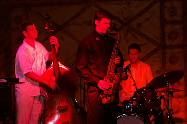 Eric Anderson performing at the 2004 Rochester International Jazz Festival
