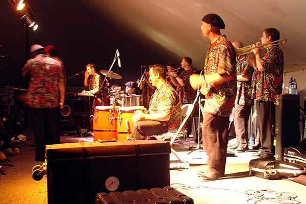 Alex Torres & Su Orquestra performing at the 2005 Rochester International Jazz Festival
