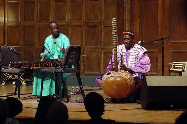 Mamadou Diabate performing at the 2005 Rochester International Jazz Festival
