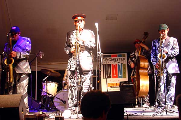 Shuffle Demons performing at the 2005 Rochester International Jazz Festival