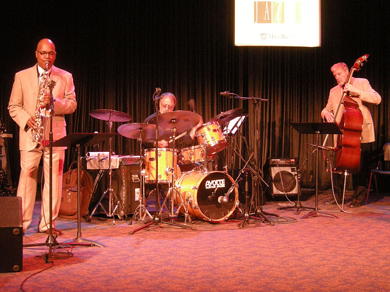 Terry Clarke Trio performing at the 2010 Rochester International Jazz Festival
