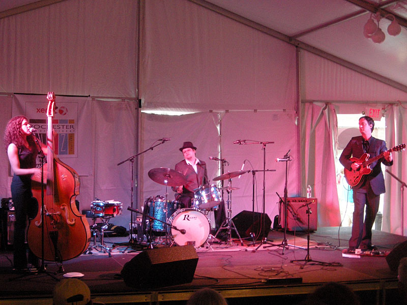 Amy Lavere Trio performing at the 2010 Rochester International Jazz Festival