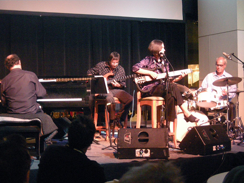 Joyce performing at the 2010 Rochester International Jazz Festival