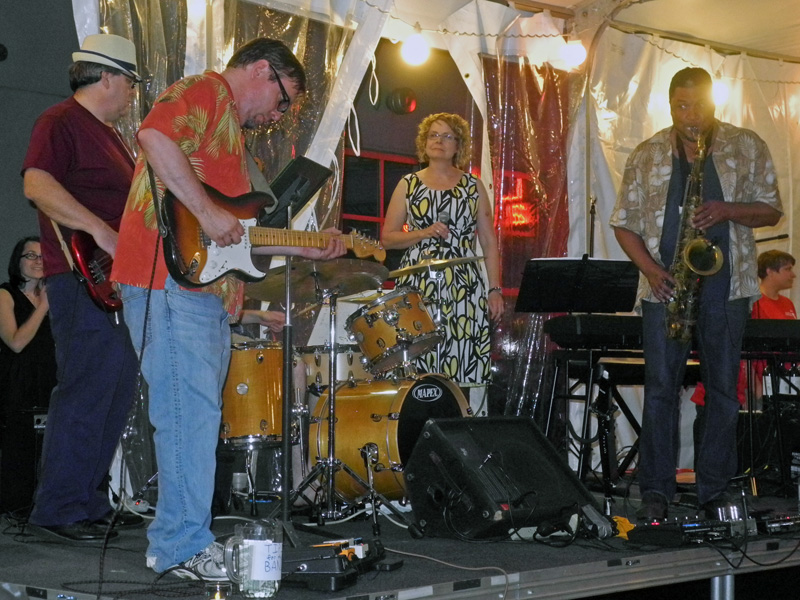Annie Wells performing at the 2012 Rochester International Jazz Festival