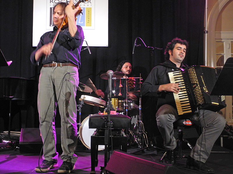 Luca Ciarla Quartet performing at the 2012 Rochester International Jazz Festival