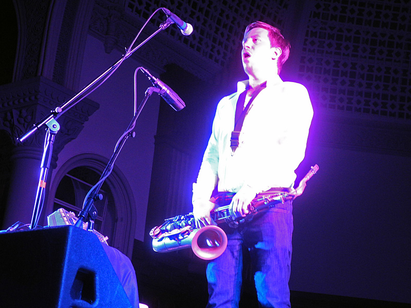 Hakon Kornstad performing at the 2012 Rochester International Jazz Festival