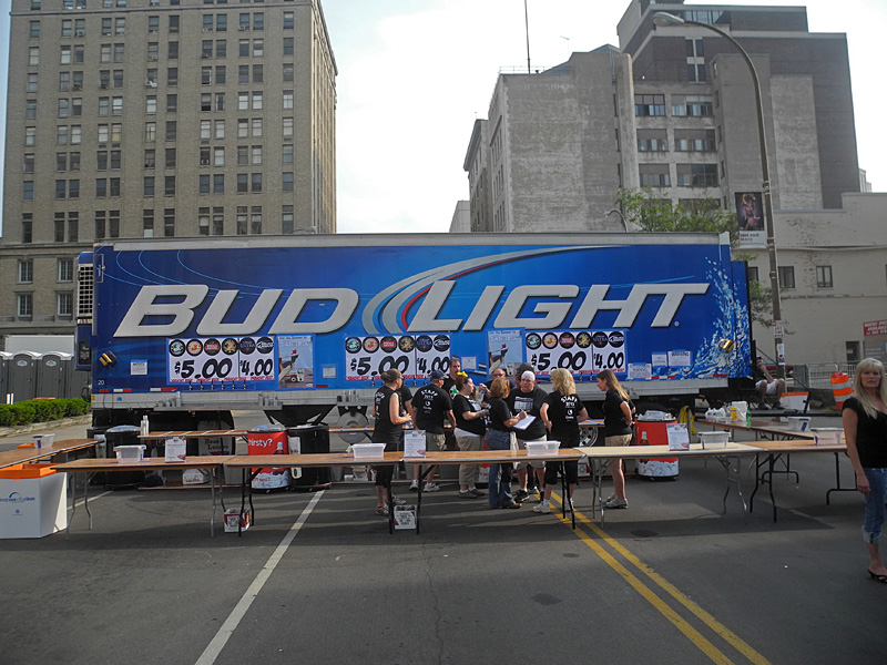 Bud Light Truck performing at the 2013 Rochester International Jazz Festival