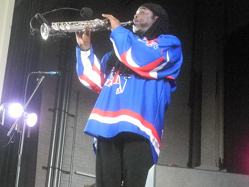 Courtney Pine performing at the 2013 Rochester International Jazz Festival