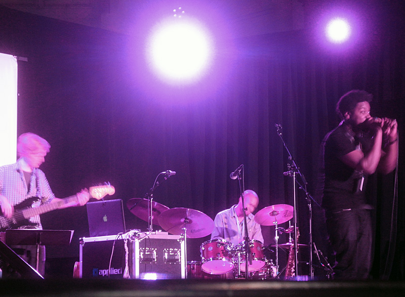 Soweto Kinch performing at the 2013 Rochester International Jazz Festival