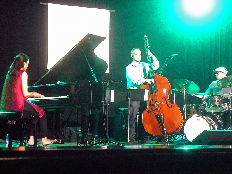 Zoe Rahman performing at the 2013 Rochester International Jazz Festival