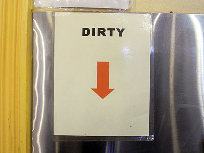Dirty sign