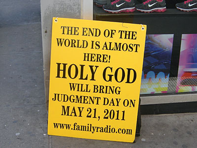 End Of The World Sign