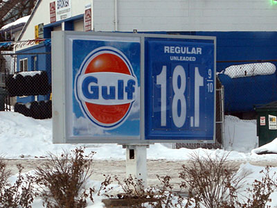 Gulf Gas sign