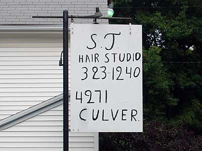 Hair Studio sign