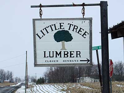 Little Tree sign