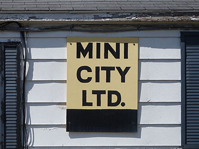 Mini City sign