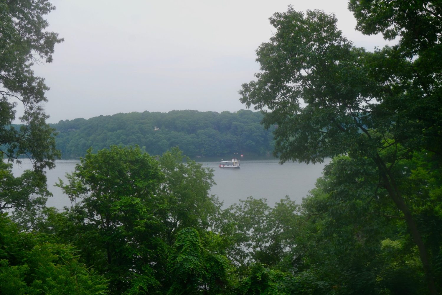 Paddle Boat on Irondequoit Bay from Kathy's backyard