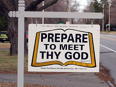 Prepare To Meet Thy God