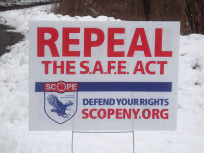 Repeal Safe Act sign