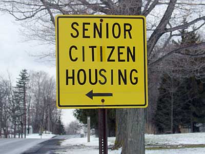 Senior Citizen Housing sign