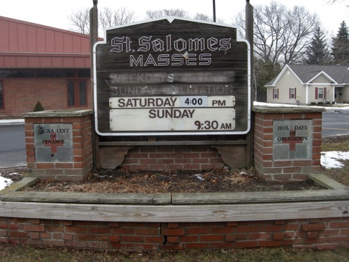 St Salome's Sign