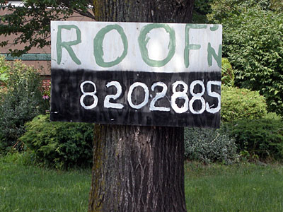 Roof'n sign