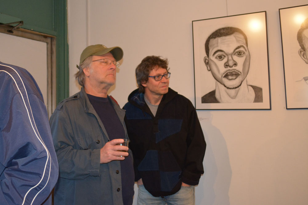 "3 Ds in Dodd" opening photos. I-Square Gallery 2014