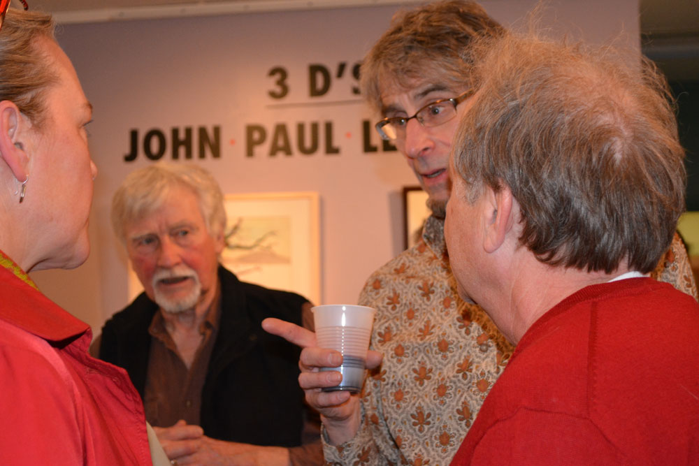 "3 Ds in Dodd" opening photos. I-Square Gallery 2014