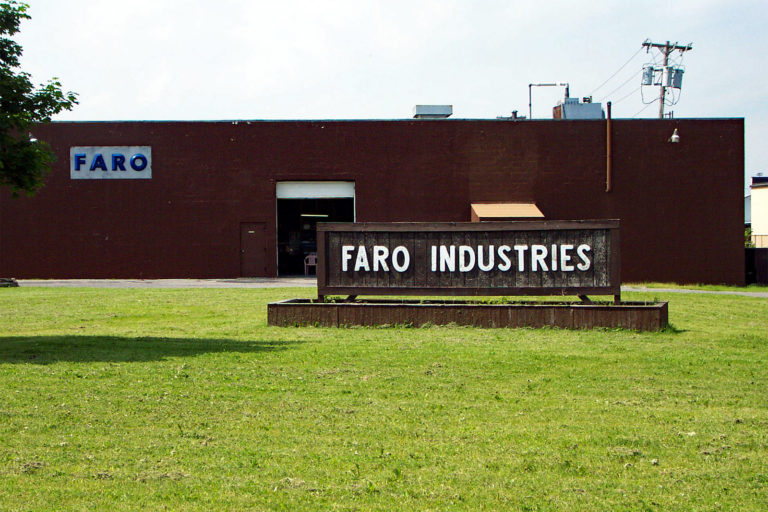 Faro Industries on Lyell Avenue in Rochester, New York. I went to Faro Industries' website to see what they were all about. They were established in 1967 and they bill themselves as "Foremost In Plastic". Isn't that about the time the Graduate movie came out with line about plastics?