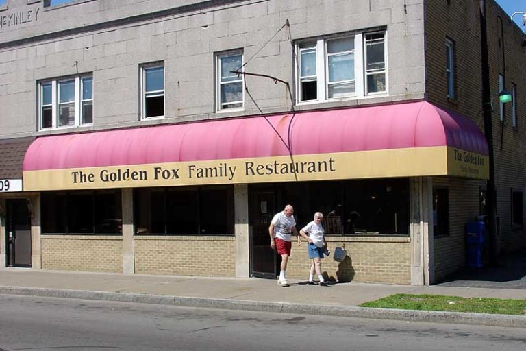 The Golden Fox is popular but I have no idea why. Culver Road in Rochester, New York.
