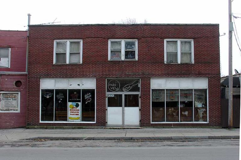 The Park View Bowl is "now booking private parties". I'm thinking of renting this place. Culver Road in Rochester, New York.